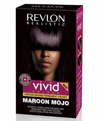 Revlon Realistic Vivid Colour Maroon Mojo Permanent Hair Color