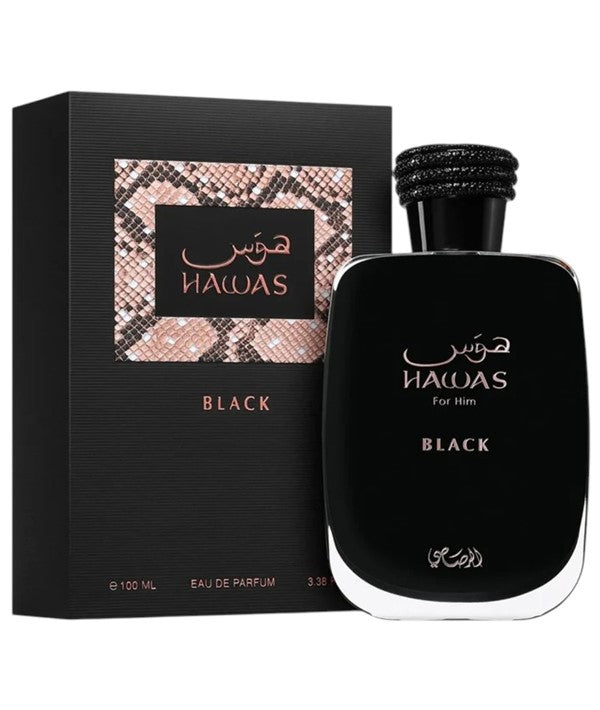 Rasasi  Hawas Black Eau De Parfum For Him