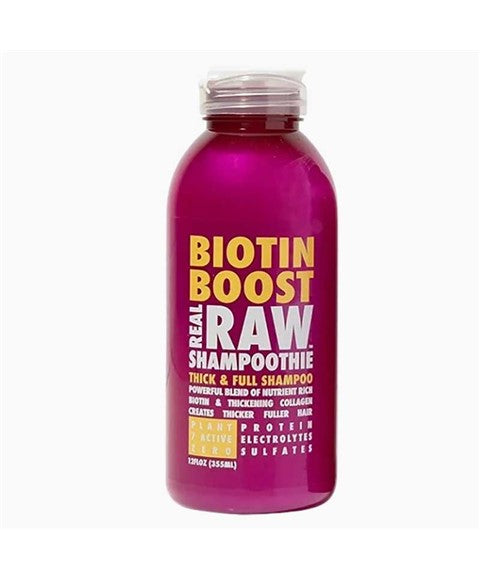 Real Raw Biotin Boost Shampoothie Thick Full Shampoo