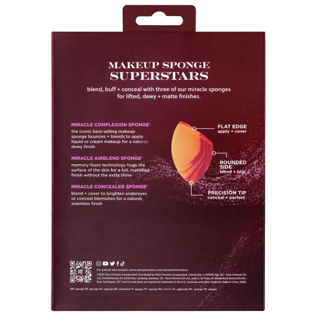 Real Techniques  Makeup Sponge Superstars Set