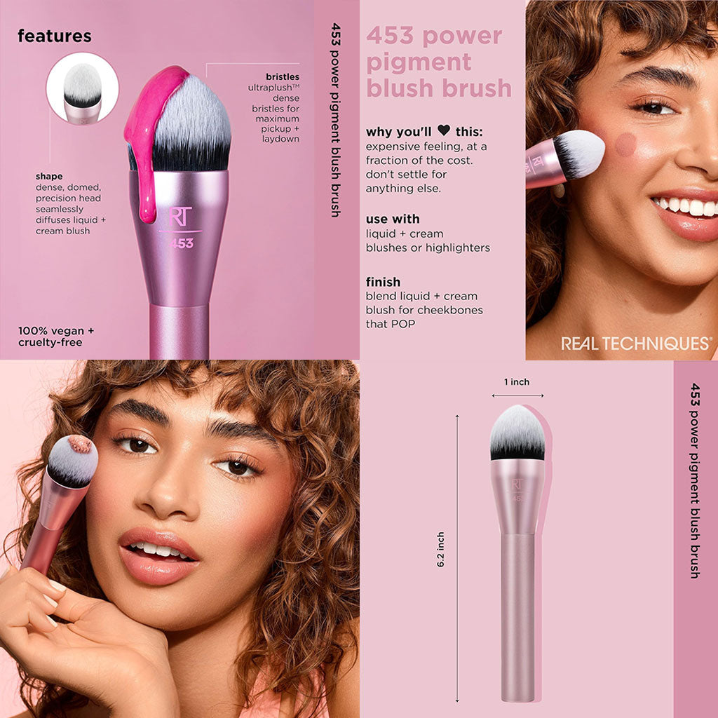 Real Techniques  Power Pigment Cheek Blush Brush