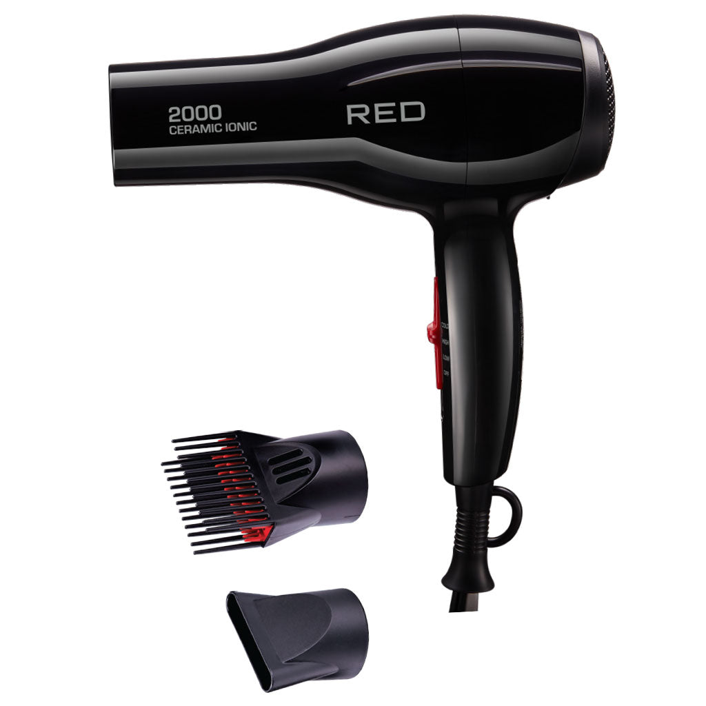 Red By Kiss  2000 Ceramic Iconic Hairdryer