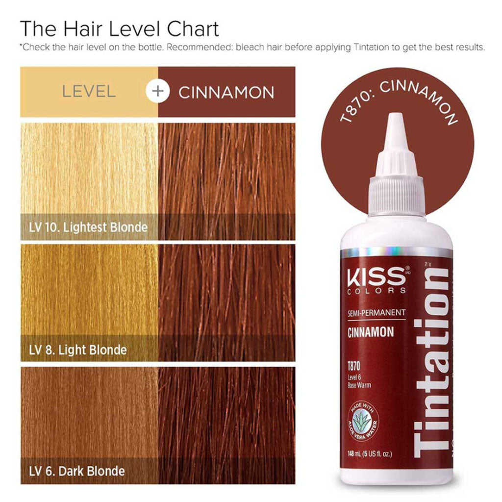 Kiss Products Red By Kiss Colors Tintation Semi Permanent Cinnamon T870