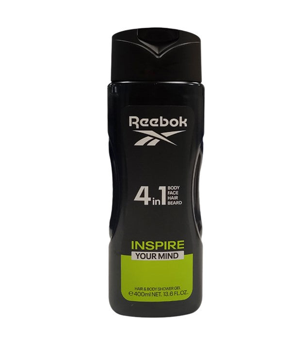 Reebok Inspire Your Mind 4 In 1 Hair And Body Shower Gel