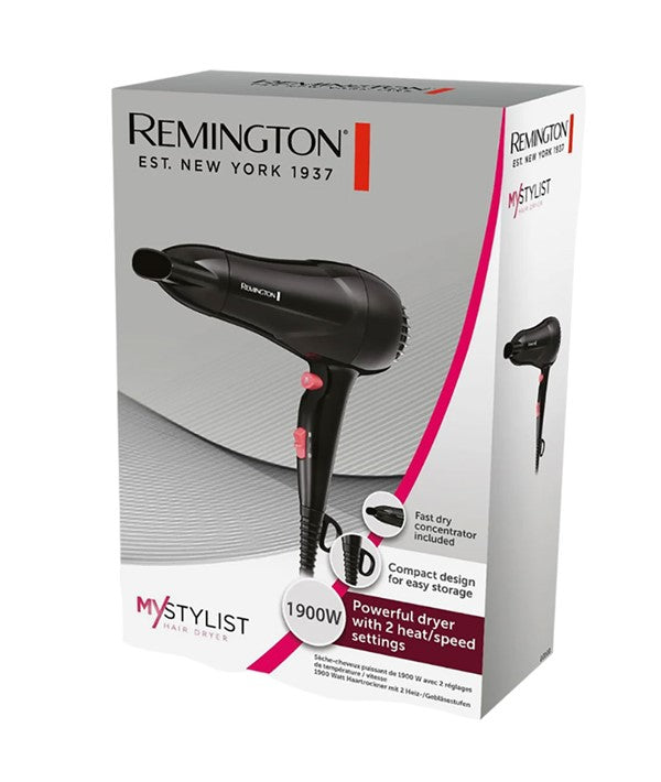 Remington  My Stylist 1900W Hair Dryer Black DU2000