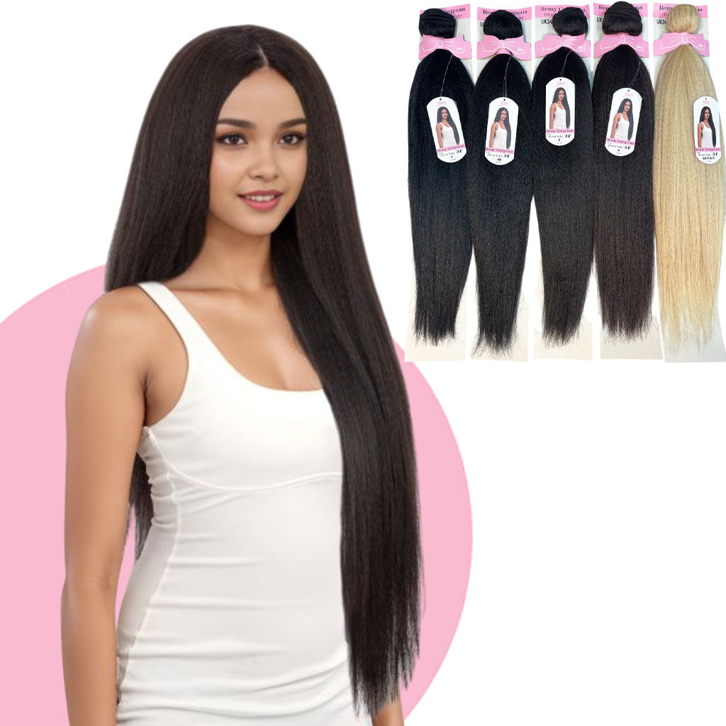 Sleek Remy Gorgeous Perm Yaki Weave