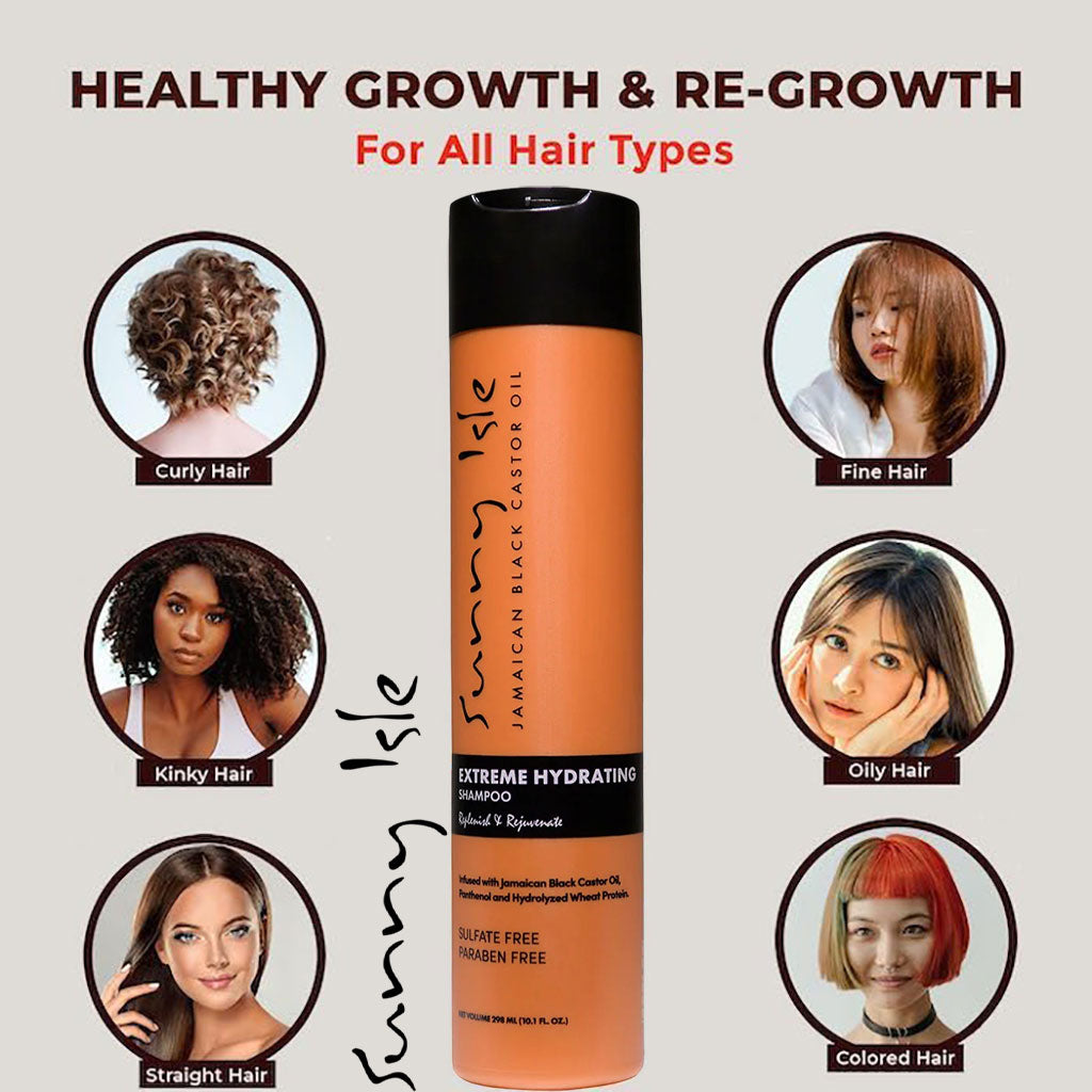 Sunny Isle Jamaican Black Castor Oil Extreme Hydrating Shampoo