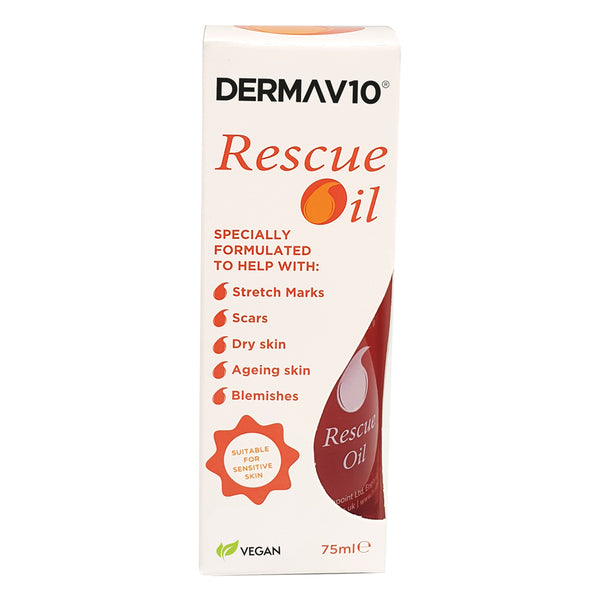 Derma V10 Rescue Oil 75ml - Afro Hair Boutique