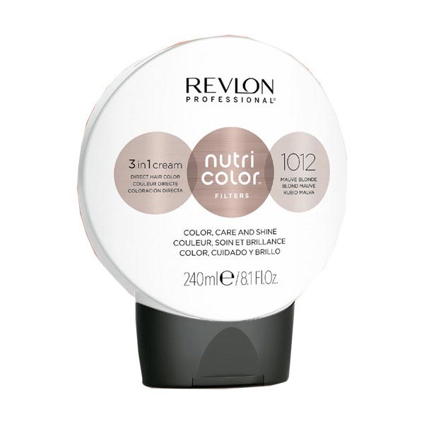 Revlon Nutri Color Filters 3 In 1 Colour Cream 1012 Mauve Blonde 240ml - Afro Hair Boutique