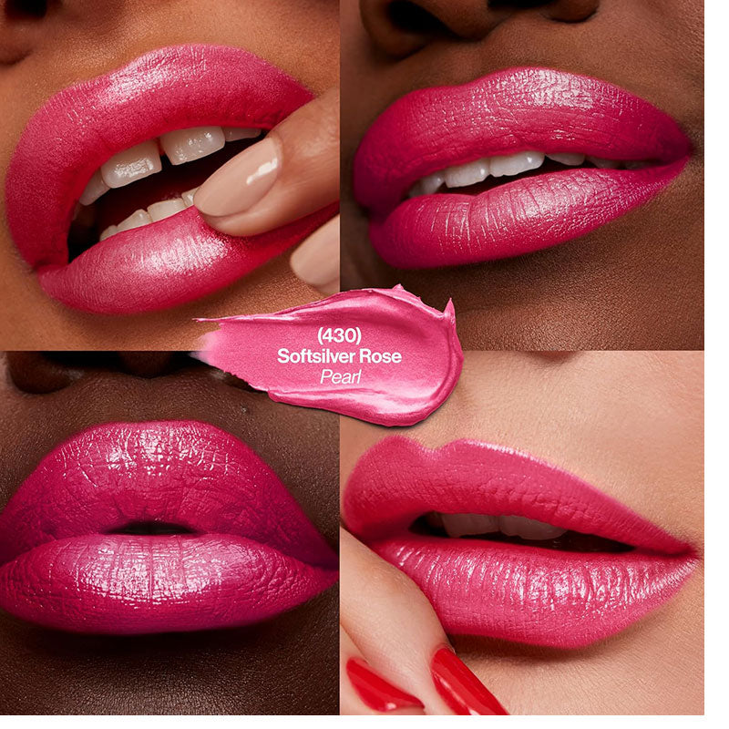 Revlon  Super Lustrous Pearl Lipstick 430 Softsilver Rose