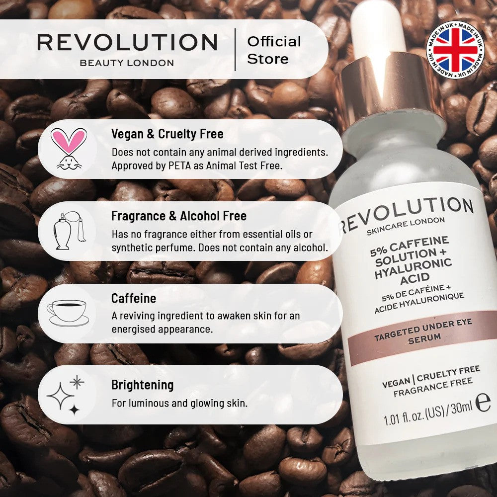 Revolution  Caffeine And Hyaluronic Acid Eye Serum