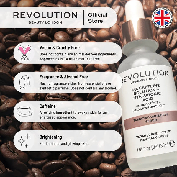 Revolution  Caffeine And Hyaluronic Acid Eye Serum