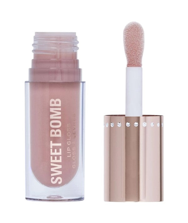 Revolution  Sweet Bomb Lip Gloss Strawberry Swirl Nude