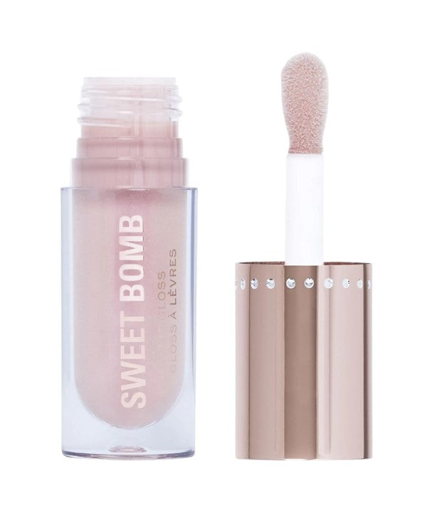 Revolution  Sweet Bomb Lip Gloss Vanilla Ice White Holo