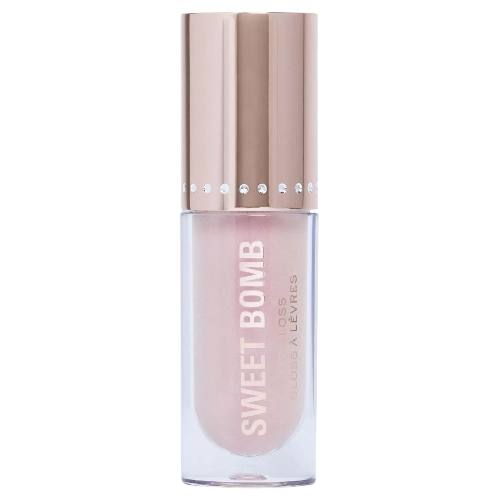 Revolution  Sweet Bomb Lip Gloss Vanilla Ice White Holo