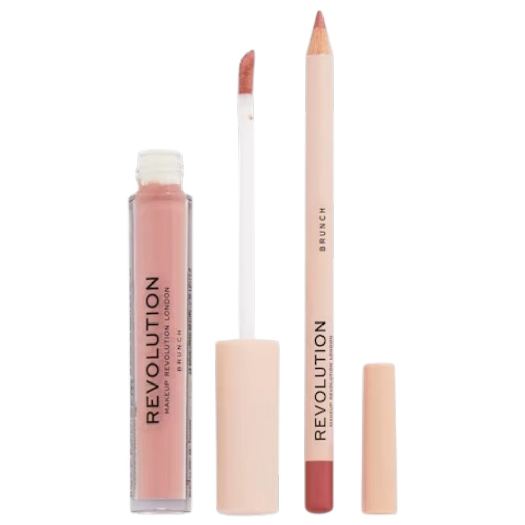 Revolution  Ultra Matte Finish Lip Contour Kit Brunch