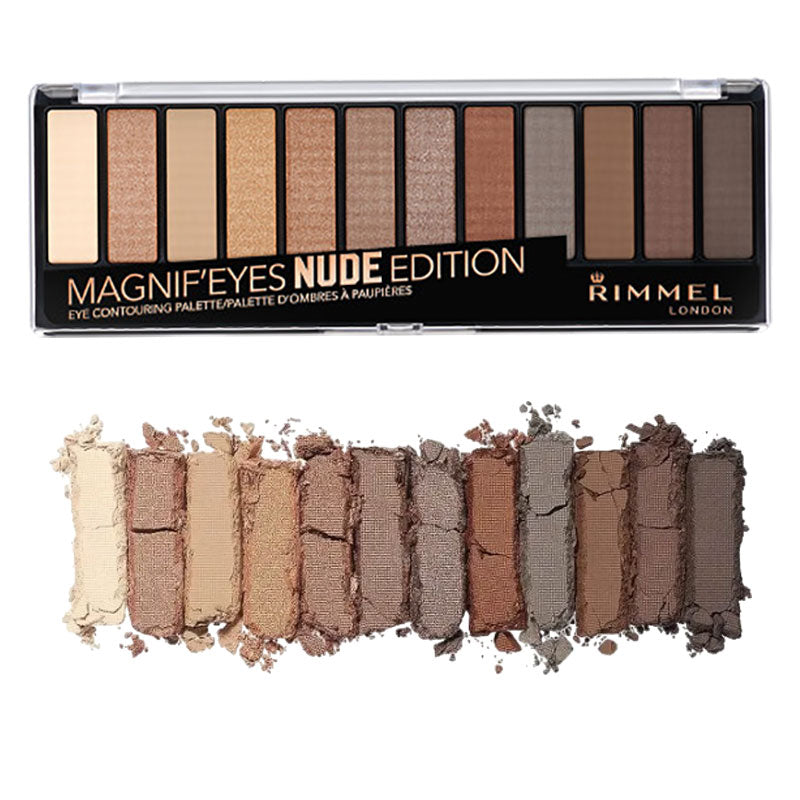 Rimmel 12 Pan Eyeshadow Palette Nude Edition 14.2g