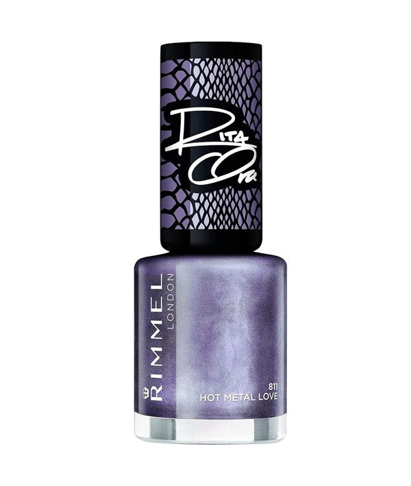 Rimmel  60 Seconds Nail Polish Rita Ora 811 Hot Metal Love