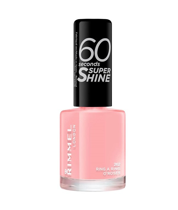 Rimmel  60 Seconds Super Shine Nail Polish 262 Ring A Ring O Roses