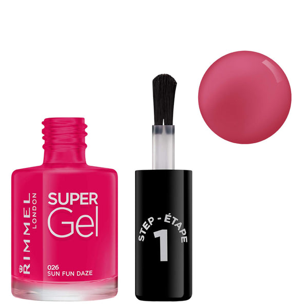 Rimmel  Super Gel Nail Step 1 Varnish 026 Sun Fun Daze