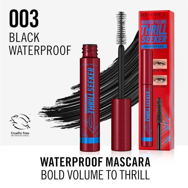 Rimmel  Wonder Volume Thrill Seeker Mascara Waterproof Black