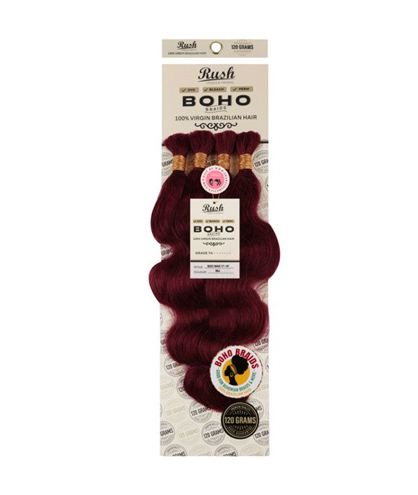 Rush  Boho Braids Body Wave Virgin Brazilian Hair