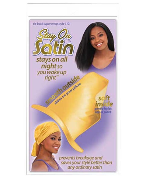 Spartan Brands Stay On Satin Tie Back Super Wrap