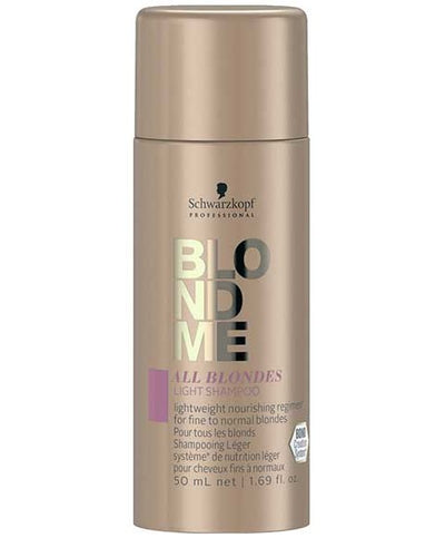 Schwarzkopf Professional Blondme All Blondes Light Shampoo - 50ml Travel Pack