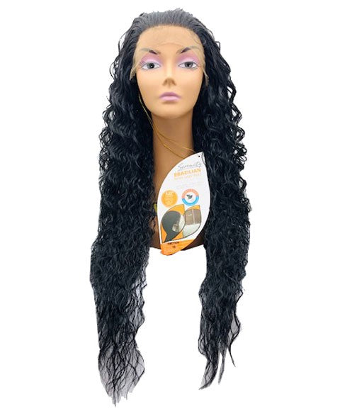 Serenity Brazilian Remi Deep Part Blended HH Emotion Swiss Lace Wig