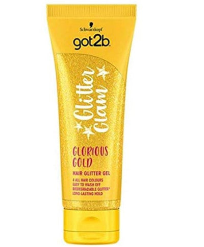 Schwarzkopf Got2b Glitter Glam Glorious Gold Glitter Hair Gel - 50ml