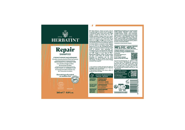 Herbatint Repair Shampoo 260ml