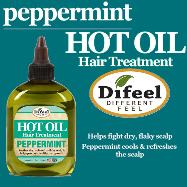Difeel Peppermint Hot Oil Hair Treatment 210ml