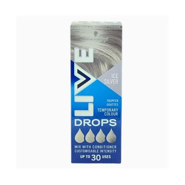 Schwarzkopf Live Drops Temporary Colour Ice Silver