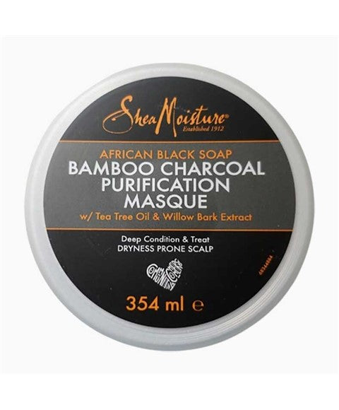 shea moisture  African Black Soap Bamboo Charcoal Purification Masque