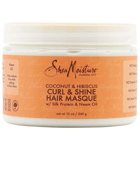 Shea Moisture Coconut And Hibiscus Curl And Shine Hair Masque