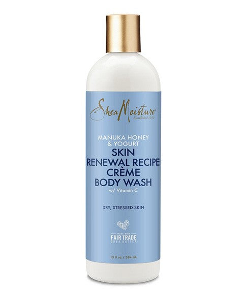 Shea Moisture Manuka Honey And Yogurt Skin Renewal Recipe Creme Body Wash