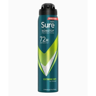 Sure Men Non Protection 72 H Extreme Dry Deodorant Spray 250ml