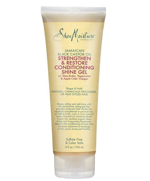 Shea Moisture Jamaican Black Castor Oil Strengthen And Restore Conditioning Shine Gel