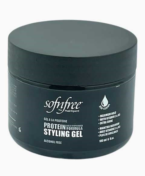 M And M Cosmetics Sof N Free Protein Styling Gel Black