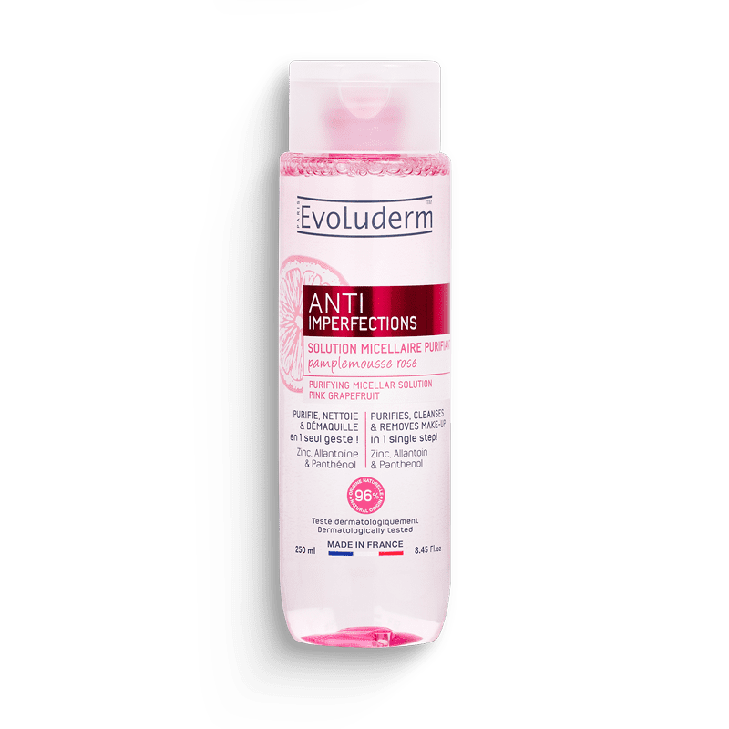 Evoluderm Anti Imperfection Purifying Micellar Solution Pink Grapefruit 250ml