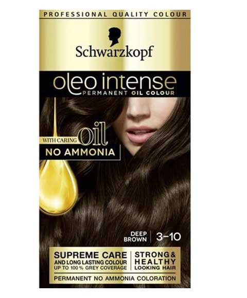 schwarzkopf Oleo Intense No Ammonia Permanent Colour Deep Brown 3 10