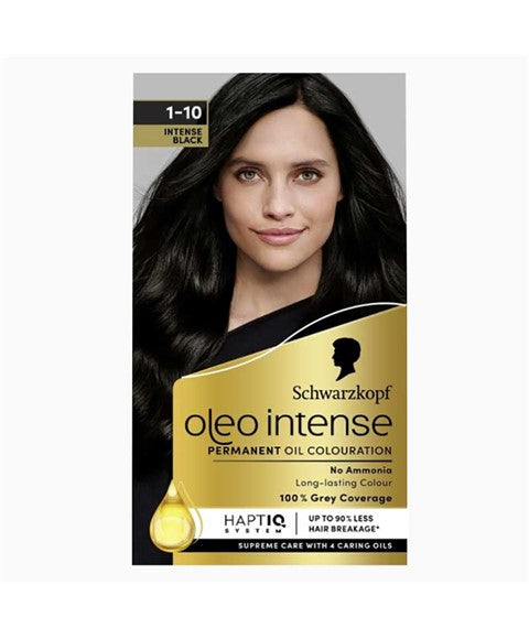 schwarzkopf Oleo Intense Permanent Oil Colouration 1 10 Intense Black