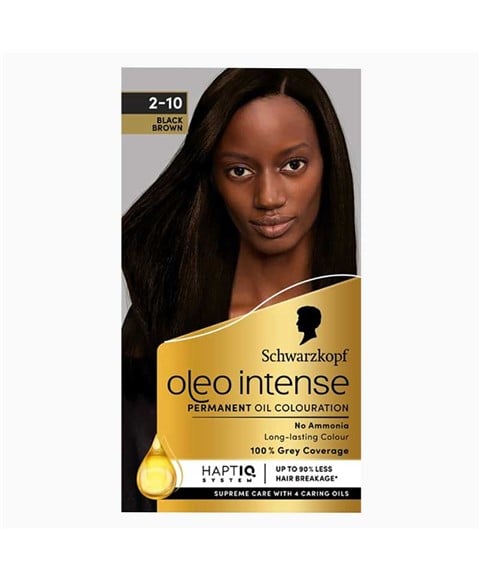 schwarzkopf Oleo Intense Permanent Oil Colouration 2 10 Black Brown