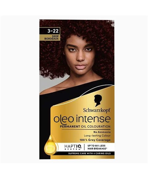 schwarzkopf Oleo Intense Permanent Oil Colouration 3 22 Deep Bordeaux