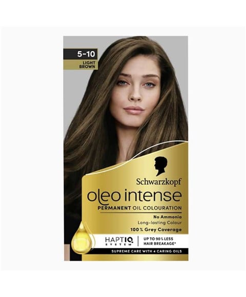 schwarzkopf Oleo Intense Permanent Oil Colouration 5 10 Light Brown