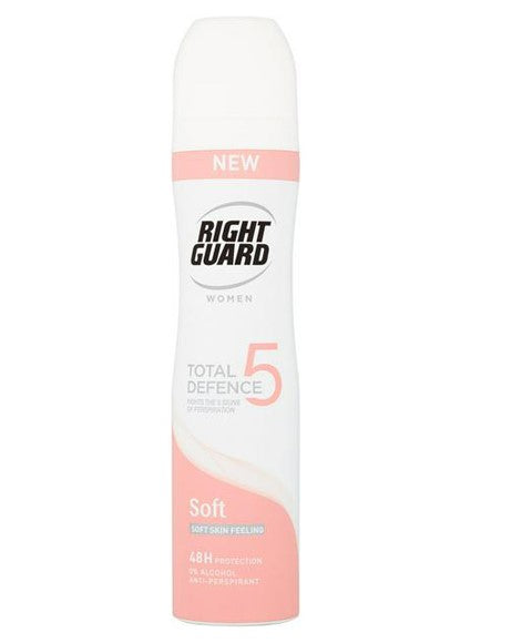 Schwarzkopf Right Guard Women Total Defence 5 Soft Antiperspirant 