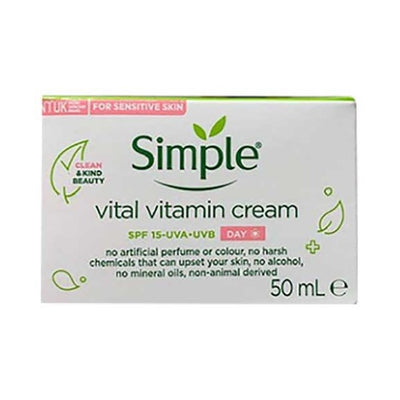 Simple Vital Vitamin Day Cream SPF15