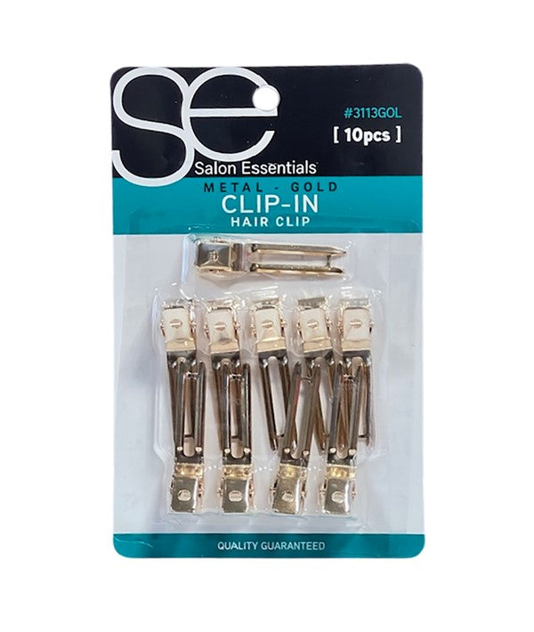 Bee Sales Salon Essential Metal Gold Clip In Hair Clip 3113GOL