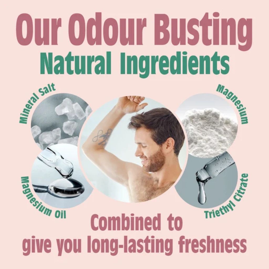 Salt Of The Earth  Natural Deodorant Spray Melon And Cucumber