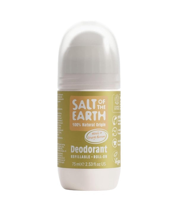 Salt Of The Earth  Natural Deodorant Roll On Neroli And Orange Blossom